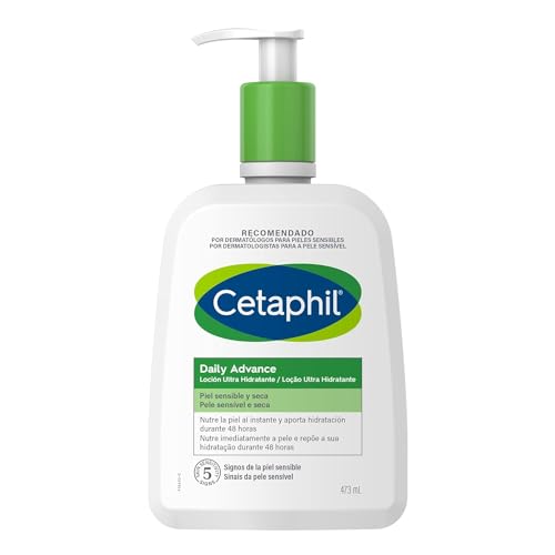 Cetaphil Daily Advance - Loción ultra hidratante para pieles sensibles y secas 473ml
