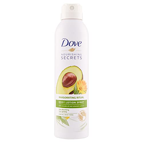 Dove Loción corporal Spray con aceite de aguacate y extracto de caléndula 190 ml