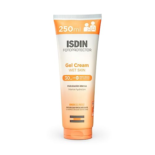 ISDIN Gel Cream Crema Solar Corporal Refrescante E Hidratante (SPF 30) - 250 ml.