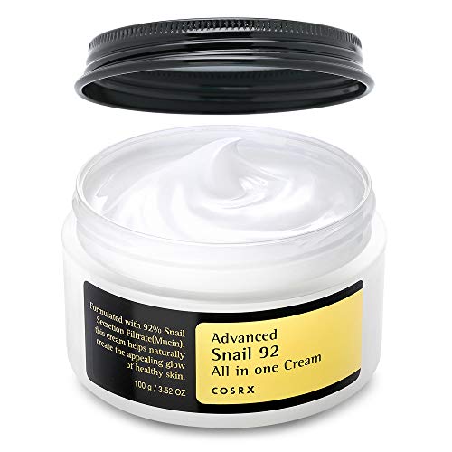 COSRX Advanced Snail 92 All in One Cream, 100g, Anti Manchas y Antiarrugas, Crema Hidratante de Dia y Noche
