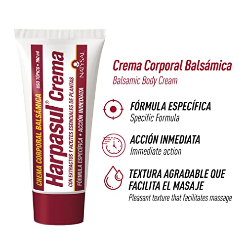 HARPASUL® CREMA 180 ml | Fórmula específica | Con extractos de Harpagofito y Árnica | Crema de Masaje | Natysal